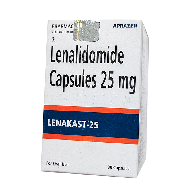 Леналидомид Ленакаст (Lenakast 25) :: Ревлимид аналог 25мг капсулы №30 .